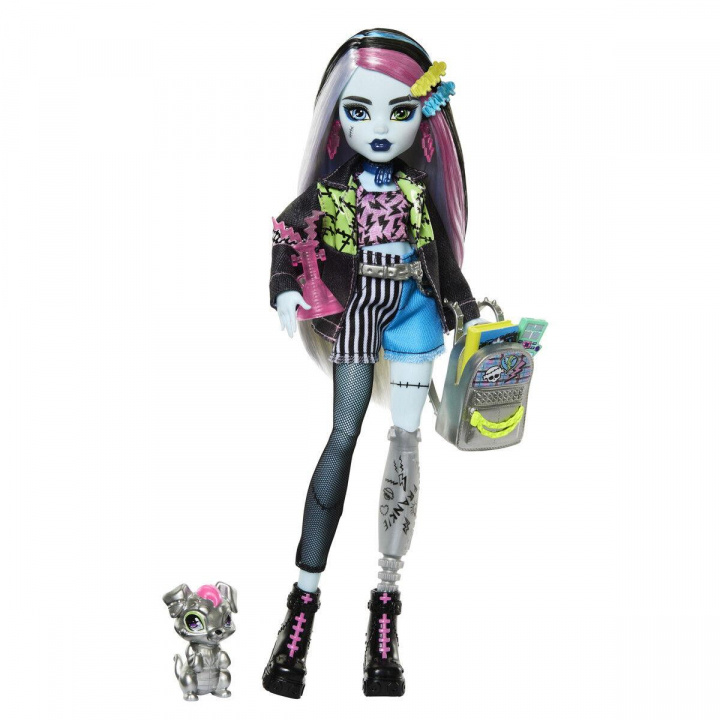 Monster High – Core Doll with Pet - Frankie (HXH73) in the group TOYS, KIDS & BABY PRODUCTS / Toys / Docks & Accessories at TP E-commerce Nordic AB (D07136)