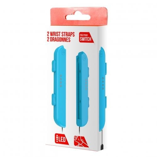Trade Invaders Pair of Joy-Con Hand Wrist Straps Blue in the group HOME ELECTRONICS / Game consoles & Accessories / Nintendo Switch / Accessories at TP E-commerce Nordic AB (D07497)