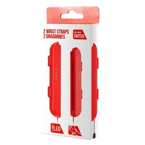 Trade Invaders Pair of Joy-Con Hand Wrist Straps Red in the group HOME ELECTRONICS / Game consoles & Accessories / Nintendo Switch / Accessories at TP E-commerce Nordic AB (D07498)