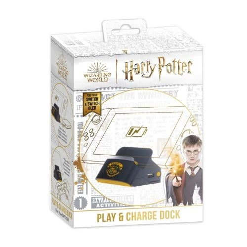 Trade Invaders Harry Potter-Nintendo Switch-2 in 1 Dock and Stand-Black Hogwarts in the group HOME ELECTRONICS / Game consoles & Accessories / Nintendo Switch / Accessories at TP E-commerce Nordic AB (D07536)