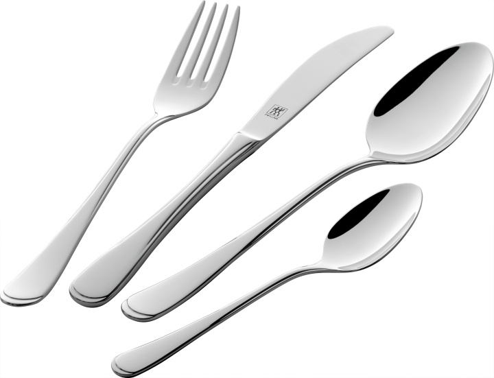 Zwilling Jessica (polished) - Sølv/sort - Menu set 24-pcs in the group HOME, HOUSEHOLD & GARDEN / Kitchen utensils / Other kitchen tools at TP E-commerce Nordic AB (D07688)