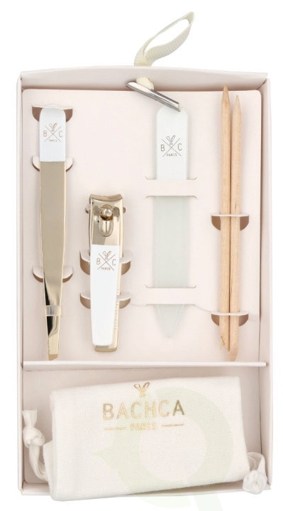 Bachca Paris Manicure Set 4 piece 1x Nail Clipper/1x Tweezer/1x Cuticle Remover/1x Nail File in the group Sport, leisure & Hobby / Accessories / Other accessories at TP E-commerce Nordic AB (D07881)