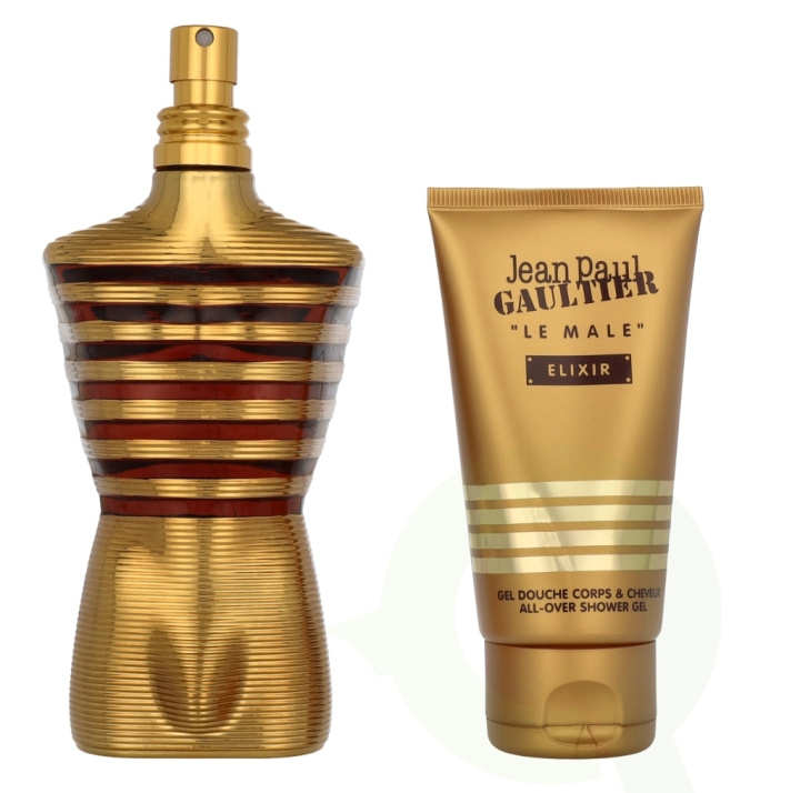 Jean Paul Gaultier Le Male Elixir Giftset 200 ml Edp Spray 125ml/Shower Gel 75ml in the group BEAUTY & HEALTH / Fragrance & Perfume / Perfumes / Perfume for him at TP E-commerce Nordic AB (D08054)