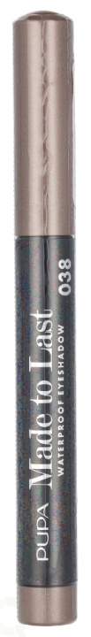 Pupa Milano Pupa Made To Last Waterproof Eyeshadow Made To Last Eyeshadow 1.4 g #038 Golden Platinum in the group BEAUTY & HEALTH / Makeup / Eyes & Eyebrows / Eye shadows at TP E-commerce Nordic AB (D08207)
