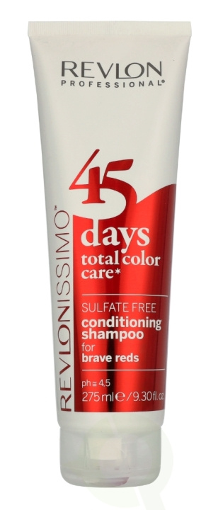 Revlon Revlonissimo 45 Days TTC Conditioning Shampoo For Brave Reds 275 ml in the group BEAUTY & HEALTH / Hair & Styling / Hair care / Schampoo at TP E-commerce Nordic AB (D08288)