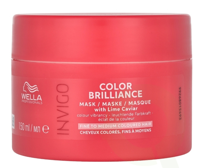 Wella Invigo - Color Brilliance Vibrant Color Mask 150 ml Fine/Normal in the group BEAUTY & HEALTH / Hair & Styling / Hair care / Hair Mask at TP E-commerce Nordic AB (D08416)