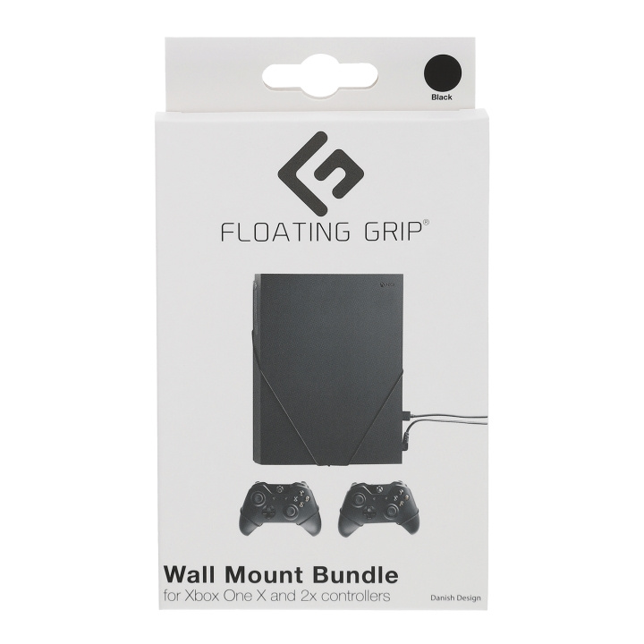 FLOATING GRIP s Xbox One X and Controller Wall Mounts - Bundle (Black) in the group HOME ELECTRONICS / Game consoles & Accessories / Xbox One / Accessories at TP E-commerce Nordic AB (D08455)