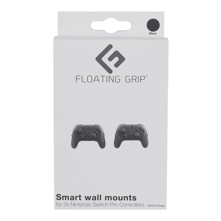 FLOATING GRIP Nintendo Switch Pro Controller wall mount by FLOATING GRIP®, Black in the group HOME ELECTRONICS / Game consoles & Accessories / Nintendo Switch / Accessories at TP E-commerce Nordic AB (D08471)