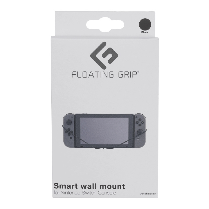 FLOATING GRIP Nintendo Switch Console wall mount by FLOATING GRIP®, Black in the group HOME ELECTRONICS / Game consoles & Accessories / Nintendo Switch / Accessories at TP E-commerce Nordic AB (D08472)
