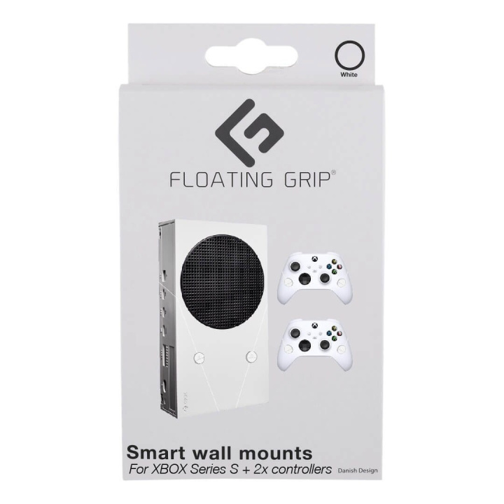 FLOATING GRIP Xbox Seriex S Wall Mount - Bundle White in the group HOME ELECTRONICS / Game consoles & Accessories / Xbox Series X at TP E-commerce Nordic AB (D08473)