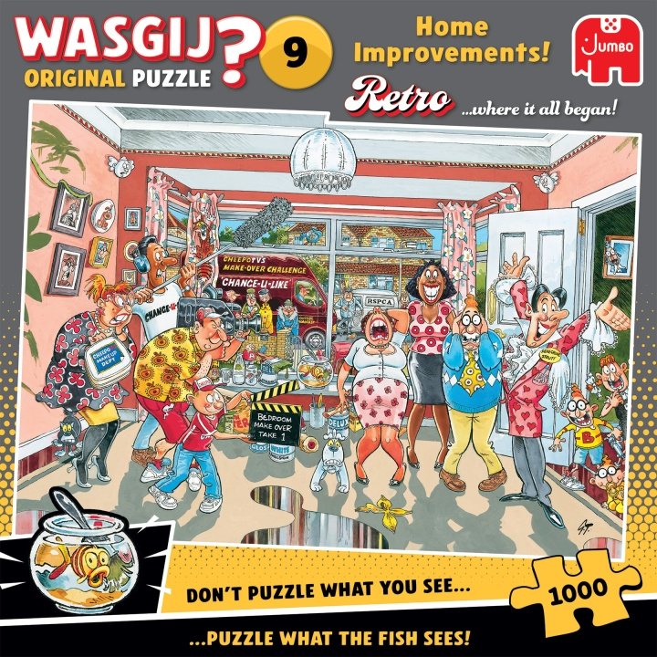 Wasgij Retro Orginal - #9 Home Improvements! (1000 pieces) in the group Sport, leisure & Hobby / Hobby / Puzzle at TP E-commerce Nordic AB (D09023)