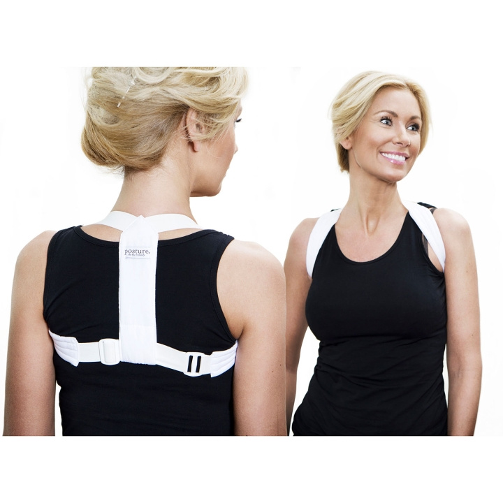 SWEDISH POSTURE Classic Posture Brace White XS in the group BEAUTY & HEALTH / Health care / Other at TP E-commerce Nordic AB (D09199)