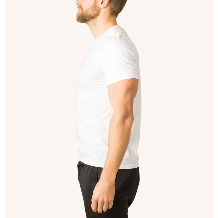 SWEDISH POSTURE Alignment Posture T-shirt Cotton Man White S in the group Sport, leisure & Hobby / Accessories / T-shirts at TP E-commerce Nordic AB (D09233)