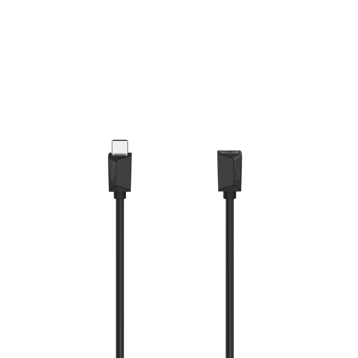 Hama Usb-C Extension Black 0.5m in the group COMPUTERS & PERIPHERALS / Computer cables / USB / USB-C at TP E-commerce Nordic AB (D09249)
