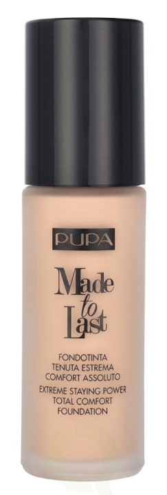 Pupa Milano Pupa Made To Last Total Comfort Foundation SPF10 30 ml #030 Natural Beige in the group BEAUTY & HEALTH / Makeup / Facial makeup / Foundation at TP E-commerce Nordic AB (D09319)