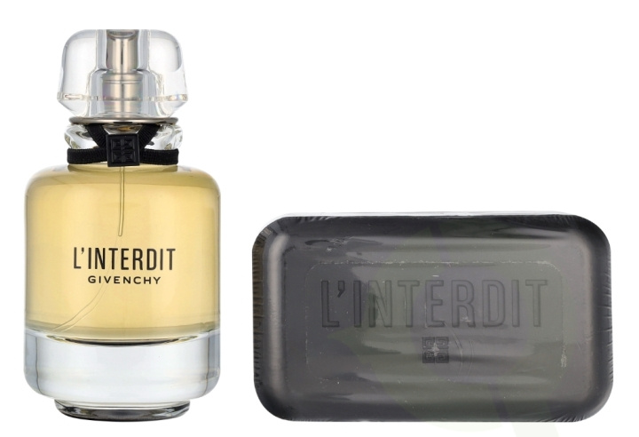 Givenchy L\'Interdit Giftset 200 ml Edp Spray 50ml/Perfumed Soap 150gr in the group BEAUTY & HEALTH / Fragrance & Perfume / Perfumes / Perfume for her at TP E-commerce Nordic AB (D09472)