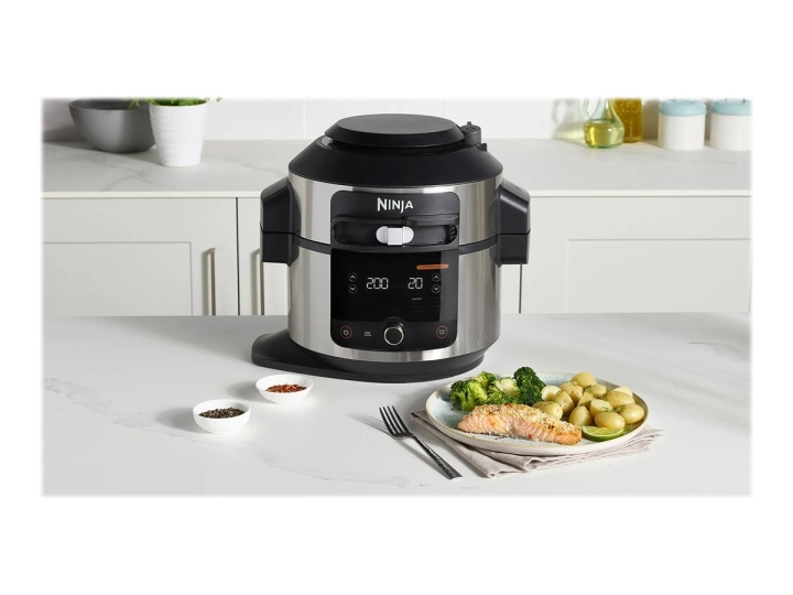 Ninja Foodi OL550EU Multifunctional cooker 1460W Black/ silver in the group HOME, HOUSEHOLD & GARDEN / Household appliances / Food processor & Kitchen appliances / Food processors at TP E-commerce Nordic AB (D10155)
