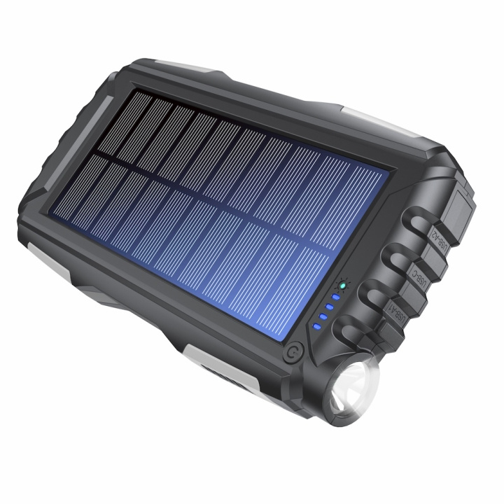 Denver PSO-20010 MK2 Solar Powerbank 20000 mAh in the group SMARTPHONE & TABLETS / Chargers & Cables / Powerbanks at TP E-commerce Nordic AB (D10228)