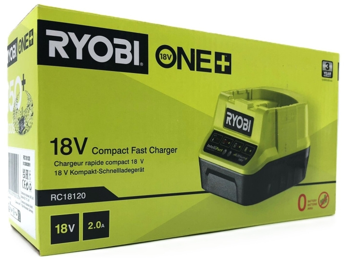 Ryobi ONE+ battery charger in the group HOME, HOUSEHOLD & GARDEN / Tools / Batteries for power tools at TP E-commerce Nordic AB (D10232)