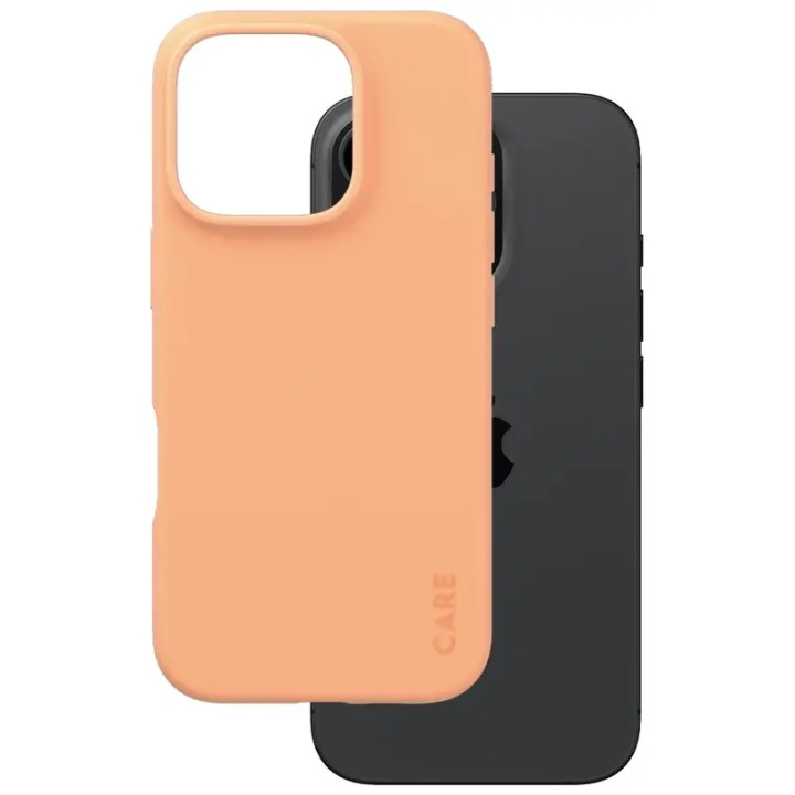 PanzerGlass CARE Fashionable Case Peachy for iPhone 16 Pro Peach in the group SMARTPHONE & TABLETS / Phone cases / Apple / iPhone 16 at TP E-commerce Nordic AB (D10263)