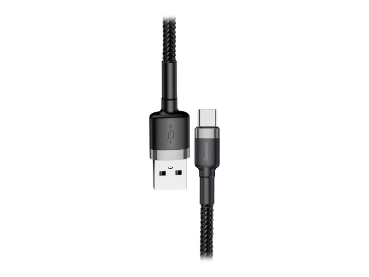 Baseus Cafule USB 2.0 USB Type-C cable 3m Black Grey in the group COMPUTERS & PERIPHERALS / Computer cables / USB / USB-C at TP E-commerce Nordic AB (D10283)