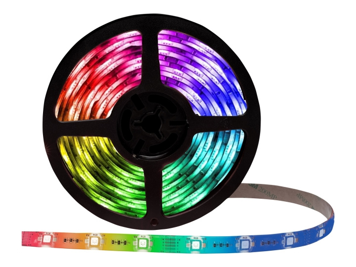 Denver LSC-531 Light Strip 24W 2700-6500K RGB/hot white/cool white light in the group HOME ELECTRONICS / Lighting / LED strips at TP E-commerce Nordic AB (D10346)