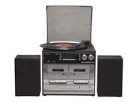 Denver MRD-166 DAB-radio CD / MP3-spelare Dubbelkassett Digital spelare Skivspelare Radio Digital inspelare 4Watt, Fyndvara in the group HOME ELECTRONICS / Audio & Picture / Home cinema, Hifi & Portable / Compact stereo & Record players at TP E-commerce Nordic AB (D10398D)