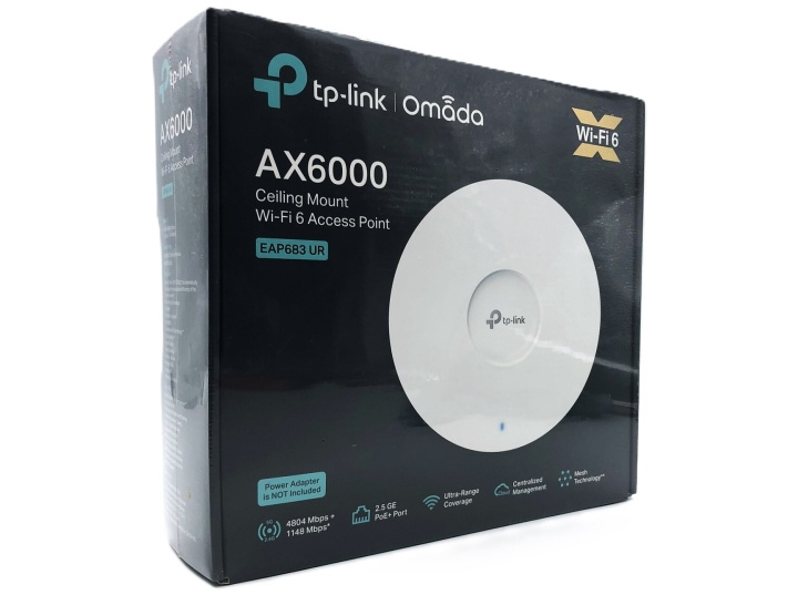 TP-Link Omada EAP683 UR V1 Wireless connection White in the group COMPUTERS & PERIPHERALS / Network / WiFi Extenders at TP E-commerce Nordic AB (D10523)