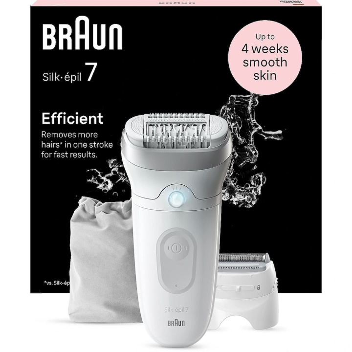 Braun Silk-epil 7 SE7-041 Shaver Grey in the group BEAUTY & HEALTH / Hair & Styling / Hair removal / Epliators at TP E-commerce Nordic AB (D10547)