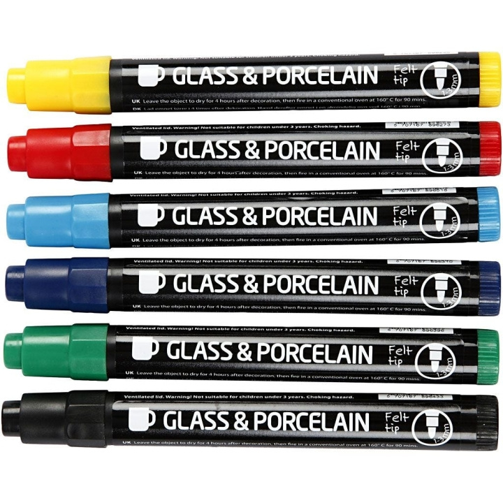 Creative Toys Glass & Porcelain Marker (31651) in the group Sport, leisure & Hobby / Hobby / Paint & Draw / Pencils, crayons & ink at TP E-commerce Nordic AB (D10678)