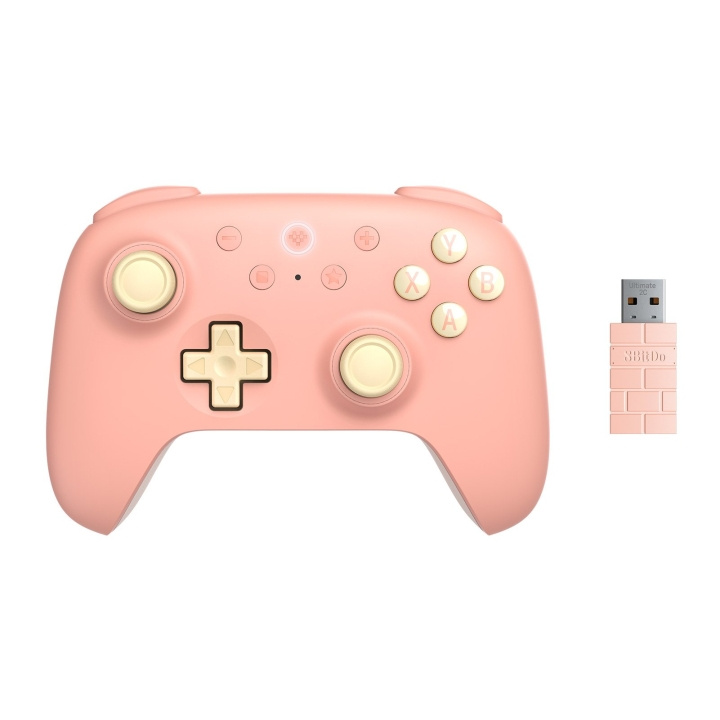 8Bitdo Ultimate 2C Wireless Pad Peach in the group COMPUTERS & PERIPHERALS / GAMING / Gamepad at TP E-commerce Nordic AB (D11310)