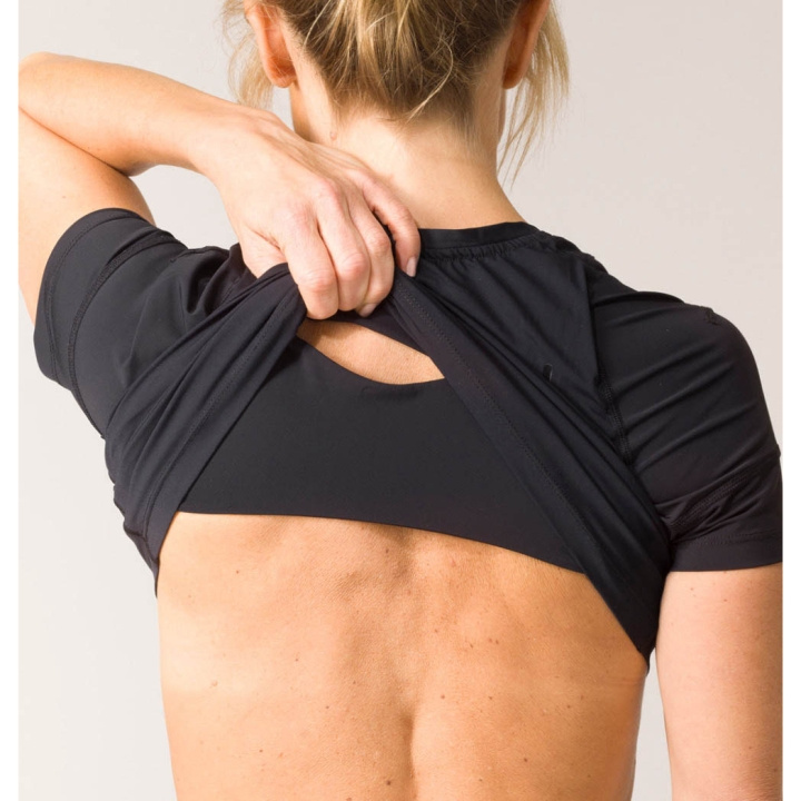 SWEDISH POSTURE Reminder Posture T-shirt Woman Blackt S in the group Sport, leisure & Hobby / Accessories / T-shirts at TP E-commerce Nordic AB (D11347)