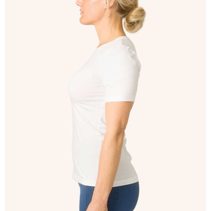 SWEDISH POSTURE Alignment Posture T-shirt Cotton Woman White S in the group Sport, leisure & Hobby / Accessories / T-shirts at TP E-commerce Nordic AB (D11350)