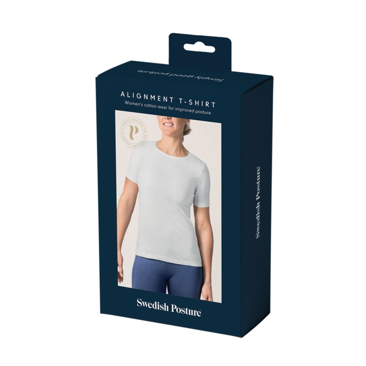 SWEDISH POSTURE Alignment T-Shirt Cotton L Women White in the group Sport, leisure & Hobby / Accessories / T-shirts at TP E-commerce Nordic AB (D11351)