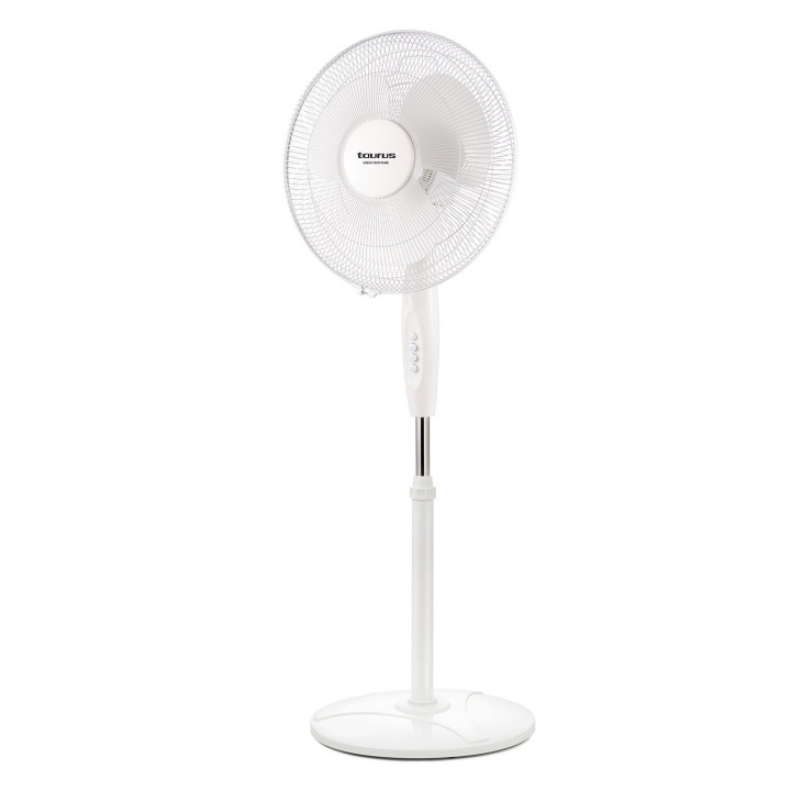 Taurus Stand Fan Greco 16 Pure White 40cm in the group HOME, HOUSEHOLD & GARDEN / Fans & Climate products / Fan heaters at TP E-commerce Nordic AB (D11368)