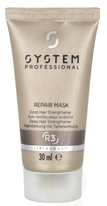 Wella System P. - Lipid Code - Repair Mask R3 30 ml in the group BEAUTY & HEALTH / Hair & Styling / Hair care / Hair Mask at TP E-commerce Nordic AB (D11665)