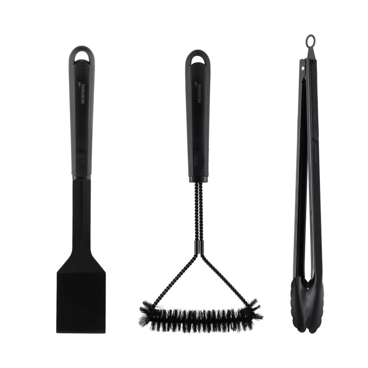 Mustang Grill Tool Set 3 pcs Black Line in the group HOME, HOUSEHOLD & GARDEN / Garden products / Barbeque & Accessories at TP E-commerce Nordic AB (D12000)
