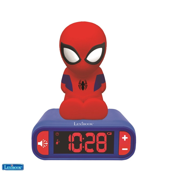 Lexibook Spider-Man - Alarm Clock with Night Light 3D (RL800SP) in the group HOME, HOUSEHOLD & GARDEN / Watches & Counters / Alarmclocks at TP E-commerce Nordic AB (D12194)
