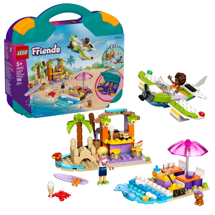 LEGO LEGO Friends - Creative Beach and Travel Suitcase (42672) in the group TOYS, KIDS & BABY PRODUCTS / Toys / Building toys / Lego at TP E-commerce Nordic AB (D12290)