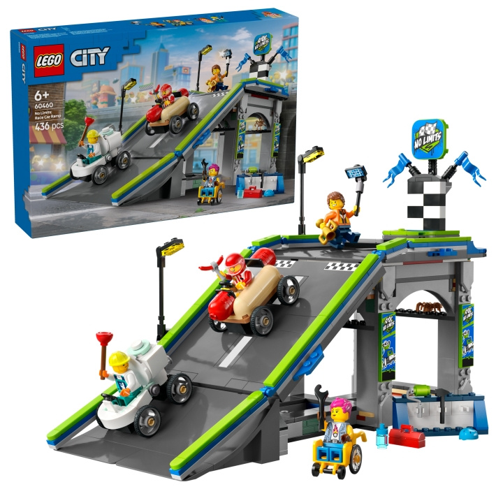 LEGO LEGO City - No Limits: Race Car Ramp Track (60460) in the group TOYS, KIDS & BABY PRODUCTS / Toys / Building toys / Lego at TP E-commerce Nordic AB (D12297)
