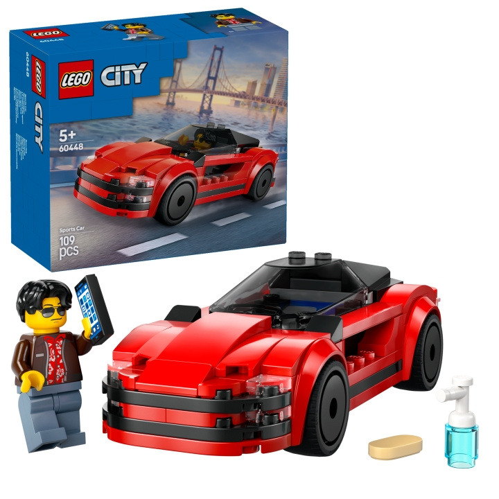LEGO LEGO City - Red Sports Car (60448) in the group TOYS, KIDS & BABY PRODUCTS / Toys / Building toys / Lego at TP E-commerce Nordic AB (D12514)