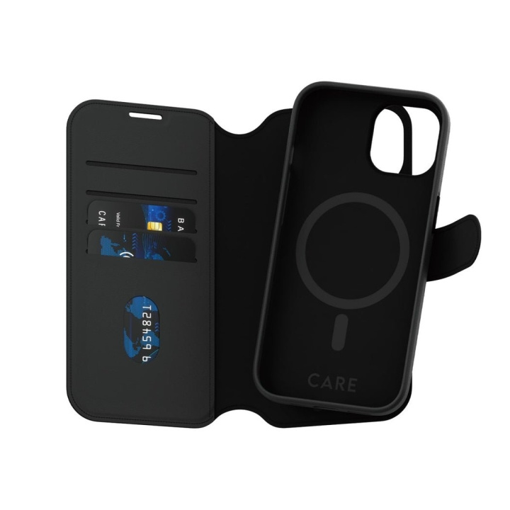 CARE by PanzerGlass - Case 2in1 Wallet - iPhone 15 - Black in the group SMARTPHONE & TABLETS / Phone cases / Apple / iPhone 15 at TP E-commerce Nordic AB (D12560)