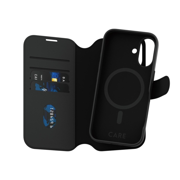 CARE by PanzerGlass - Case Two-in-One Wallet w. MagSafe - iPhone 16 in the group SMARTPHONE & TABLETS / Phone cases / Apple / iPhone 16 at TP E-commerce Nordic AB (D12564)