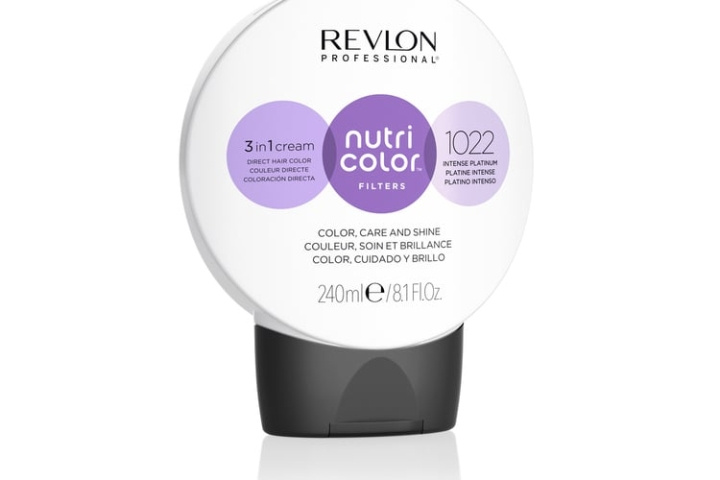 Revlon Nutri Color Filters Toning 240 ml - 1022 Intense Platinum in the group BEAUTY & HEALTH / Hair & Styling / Hair care / Hair Dye at TP E-commerce Nordic AB (D12855)