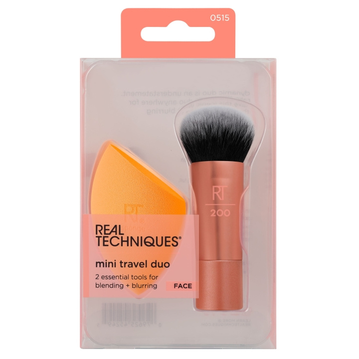 Real Techniques Mini Travel Duo in the group BEAUTY & HEALTH / Makeup / Tools & Make up set / Brushes at TP E-commerce Nordic AB (D12877)