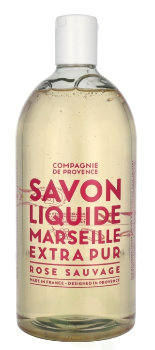 Compagnie De Provence Marseille Liquid Soap 1000 ml Wild Rose in the group BEAUTY & HEALTH / Skin care / Body health / Bath & Shower gels at TP E-commerce Nordic AB (D13133)
