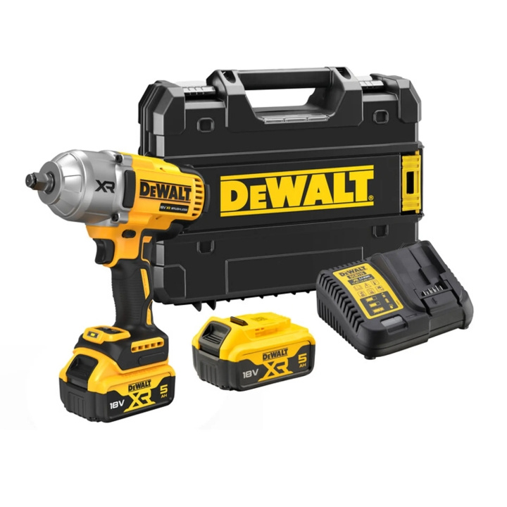 DeWALT 18V XR DCF900P2T-QW 1/2 nutrunner 2x5Ah in the group HOME, HOUSEHOLD & GARDEN / Tools / Drills at TP E-commerce Nordic AB (D13584)