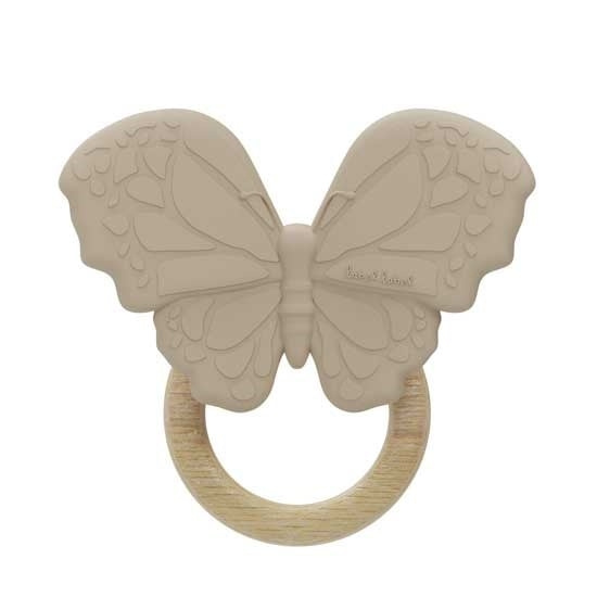 Label Label Silicone Bitering w. Butterfly Nougat in the group TOYS, KIDS & BABY PRODUCTS / Baby Gadgets / Pacifiers & Teething toys at TP E-commerce Nordic AB (D13743)
