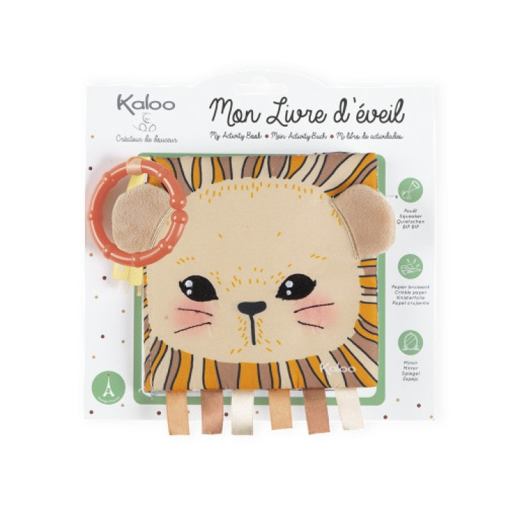 kaloo Activity Book - The Curious Lion (LKK62783) in the group TOYS, KIDS & BABY PRODUCTS / Baby toys / Activity toys at TP E-commerce Nordic AB (D13967)