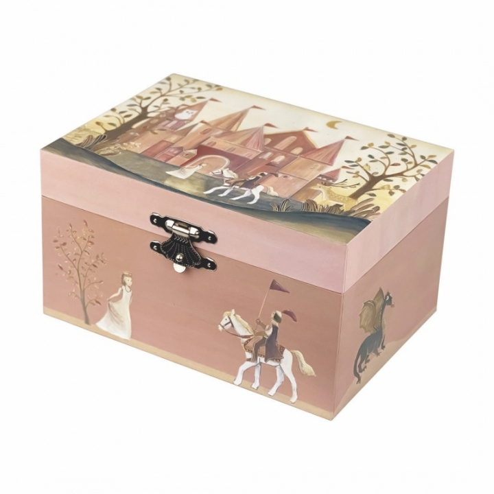 Egmont Toys Musical Jewelry Box Princess - Pink - 15 x 10 x 9 cm in the group TOYS, KIDS & BABY PRODUCTS / Children\'s room / Storage at TP E-commerce Nordic AB (D14022)